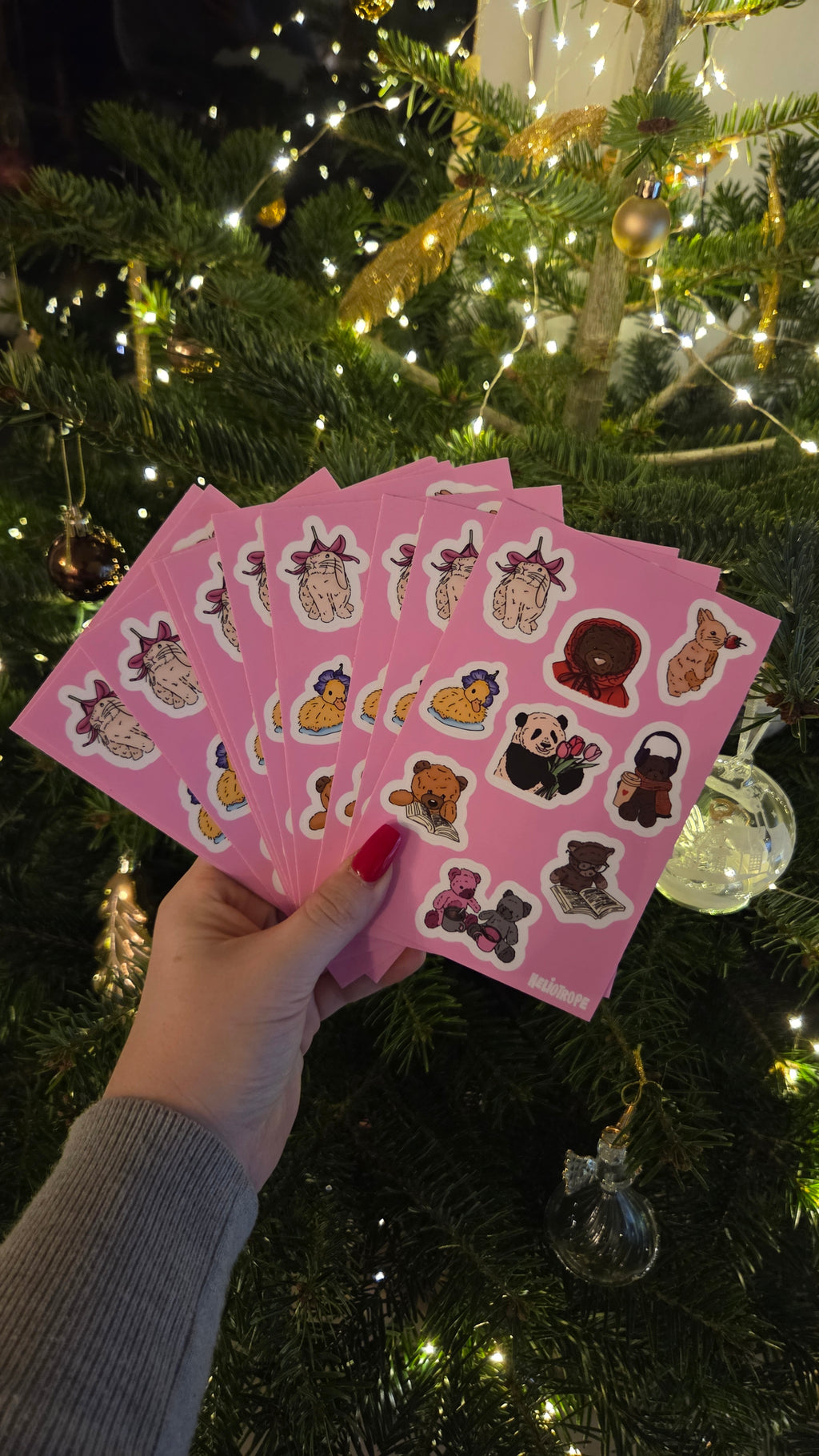 Planche stickers ANIMAUX MIGNONS 🐻