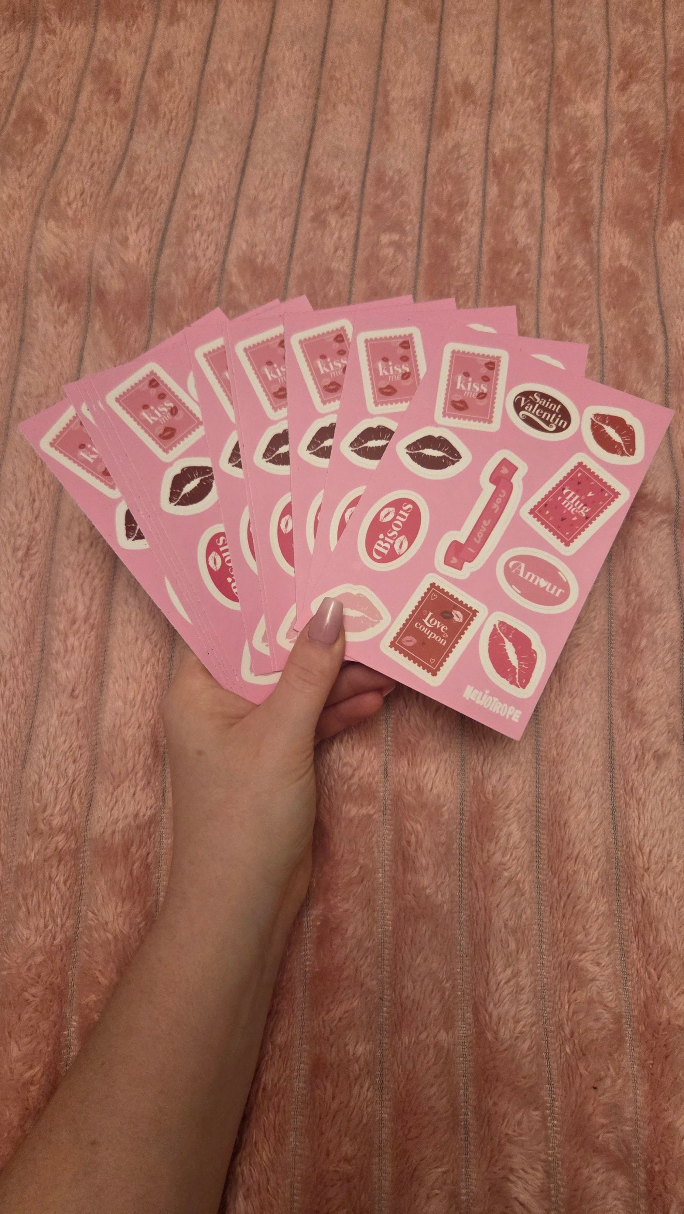 Planche de stickers SAINT VALENTIN ❤️