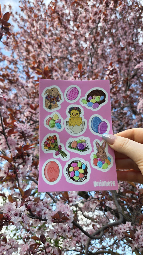 Planche de stickers PAQUES 🌸