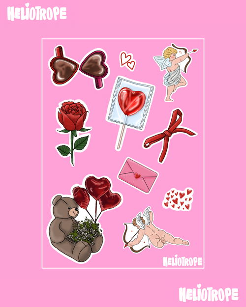 Planche de stickers SAINT VALENTIN ❤️