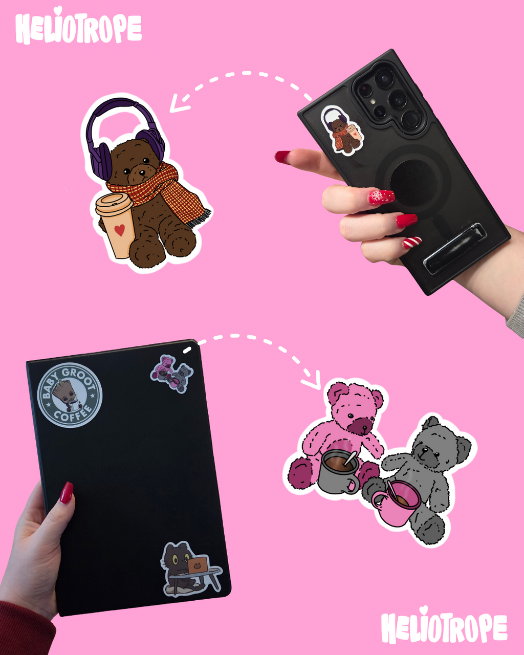 Stickers ANIMAUX MIGNONS 🐻