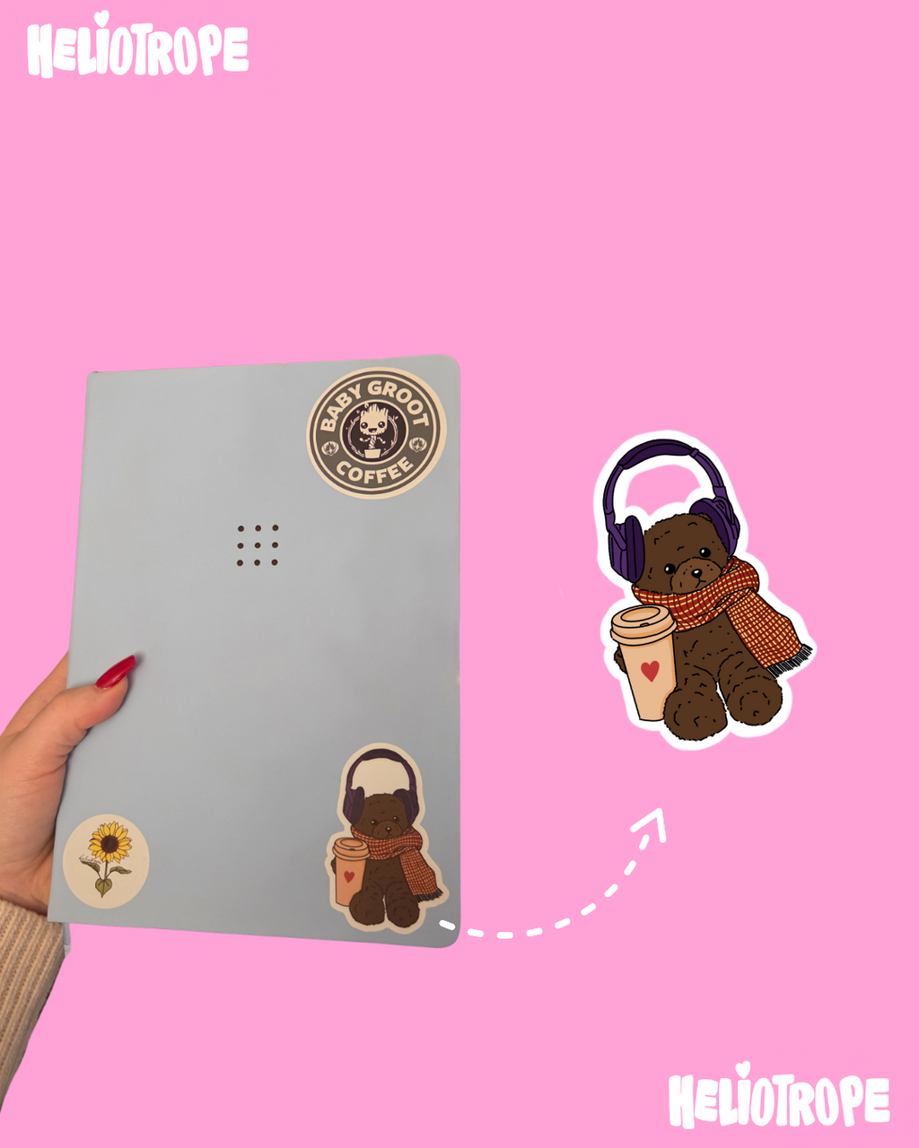 Planche stickers ANIMAUX MIGNONS 🐻