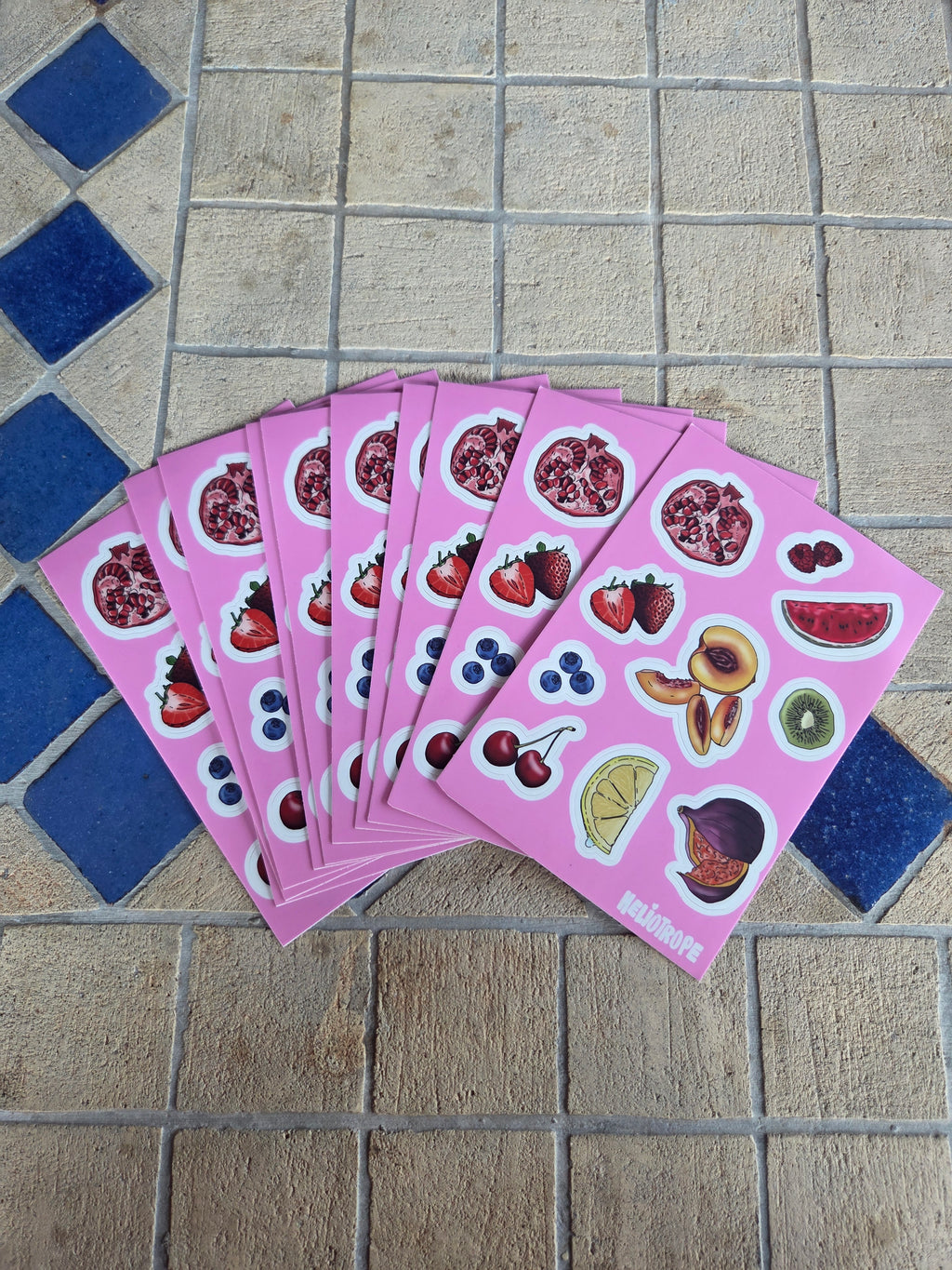 Planche de Stickers fruits 🍓